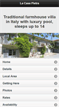 Mobile Screenshot of lacasapietra.com